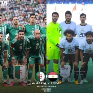 مباراة الجزائر ومصر....بحضور محرز وصلاح